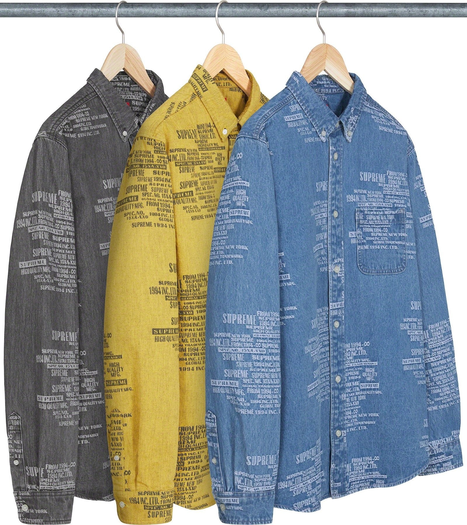 Trademark Jacquard Denim Shirt
